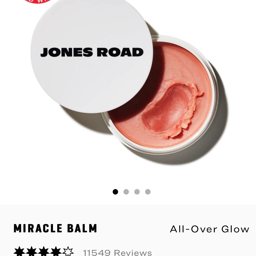 NWT Jones Road Beauty Miracle Balm Au Naturel